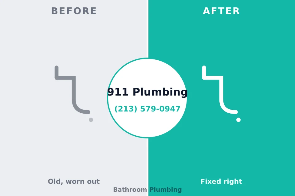 Before and after: plumbing company Waynesville, NC